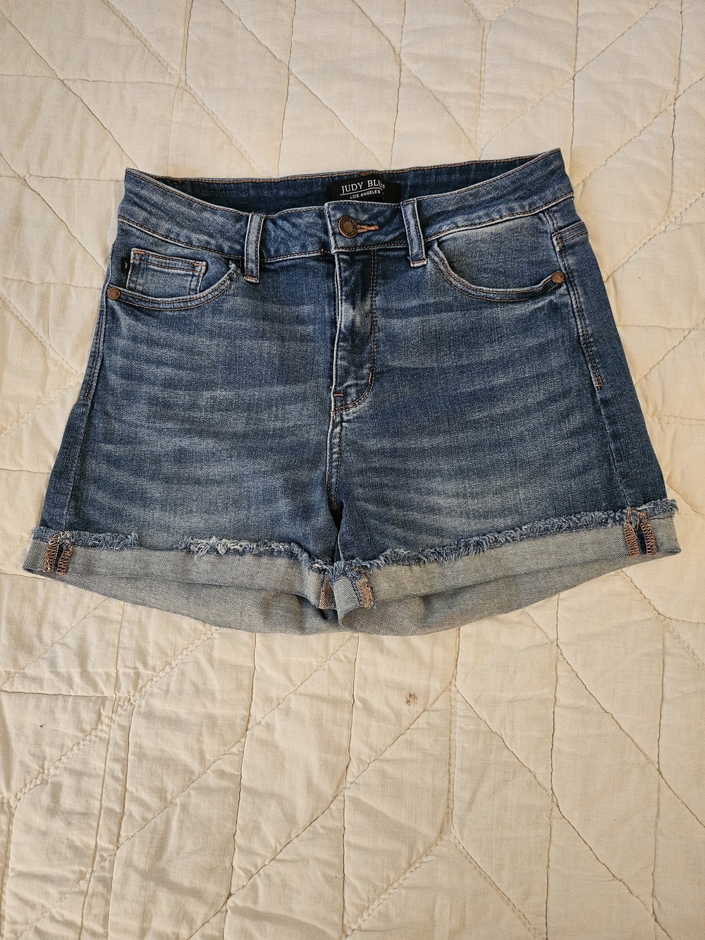 Judy Medium Wash Denim Shorts- Size M